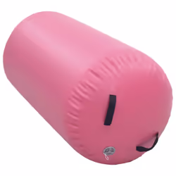 vidaXL Inflatable Gymnastic Roll with Pump PVC Pink Gym Training Cylinder - Additional view 4