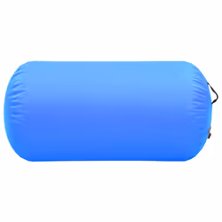 vidaXL Inflatable Gymnastic Roll with Pump PVC Blue Training Cylinder Gym