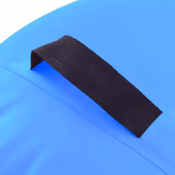 vidaXL Inflatable Gymnastic Roll with Pump PVC Blue Training Cylinder Gym - Additional view 9