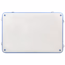 vidaXL Inflatable Floating Deck Blue and White 200x150x15 cm Water Platform