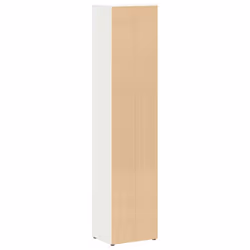 vidaXL CD Cabinets Display Shelf Cupboard Bookcase 2 pcs White Engineered Wood - Additional view 5