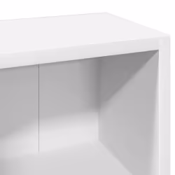 vidaXL CD Cabinets Display Shelf Cupboard Bookcase 2 pcs White Engineered Wood - Additional view 6