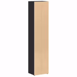 vidaXL CD Cabinets Display Shelf Cupboard Bookcase 2 pcs Black Engineered Wood - Additional view 6