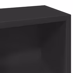 vidaXL CD Cabinets Display Shelf Cupboard Bookcase 2 pcs Black Engineered Wood - Additional view 7