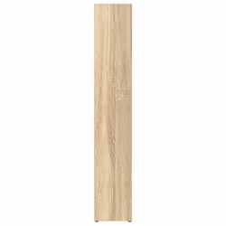 vidaXL CD Cabinets Shelf Cupboard Bookcase 2 pcs Sonoma Oak Engineered Wood - Additional view 4