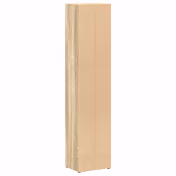 vidaXL CD Cabinets Shelf Cupboard Bookcase 2 pcs Sonoma Oak Engineered Wood - Additional view 5