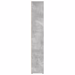 vidaXL CD Cabinets Shelf Cupboard Bookcase 2 pcs Concrete Grey Engineered Wood - Additional view 4