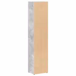vidaXL CD Cabinets Shelf Cupboard Bookcase 2 pcs Concrete Grey Engineered Wood - Additional view 5