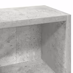 vidaXL CD Cabinets Shelf Cupboard Bookcase 2 pcs Concrete Grey Engineered Wood - Additional view 6