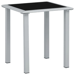 VidaXL 310541 outdoor table Black, Silver