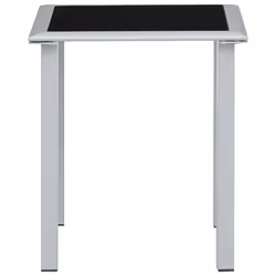 VidaXL 310541 outdoor table Black, Silver