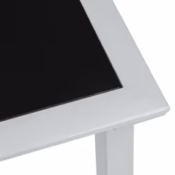 VidaXL 310541 outdoor table Black, Silver