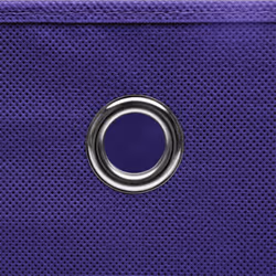 vidaXL Storage Boxes 10 pcs Non-woven Fabric 28x28x28 cm Purple - Additional view 3