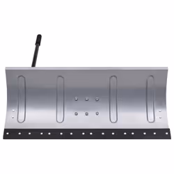 vidaXL Snow Shield for Lawnmower with Adapter Sliding Plate Snow Shovel Blade