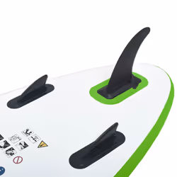 vidaXL Inflatable Stand Up Paddle Board Set SUP Surfboard Green and White - Additional view 4