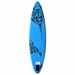 vidaXL Inflatable Stand Up Paddleboard Set Blue SUP Paddleboard Surfboard