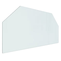 ) vidaXL Fireplace Glass Plate Hexagon Fireplace Floor Plate Panel Multi Sizes - 100 x 50 cm (L x W