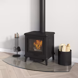 ) vidaXL Fireplace Glass Plate Fireplace Floor Plate Base Glass Multi Sizes - 100 x 50 cm (L x W