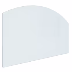 ) vidaXL Fireplace Glass Plate Fireplace Floor Plate Base Glass Multi Sizes - 100 x 60 cm (L x W