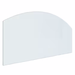 ) vidaXL Fireplace Glass Plate Fireplace Floor Plate Base Glass Multi Sizes - 100 x 50 cm (L x W