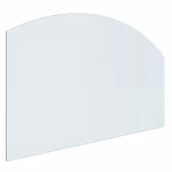 ) vidaXL Fireplace Glass Plate Fireplace Floor Plate Base Glass Multi Sizes - 100 x 60 cm (L x W