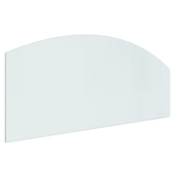 ) vidaXL Fireplace Glass Plate Fireplace Floor Plate Base Glass Multi Sizes - 120 x 50 cm (L x W