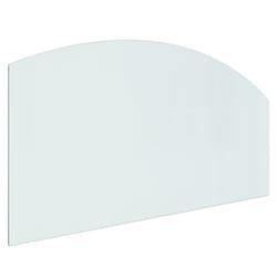 ) vidaXL Fireplace Glass Plate Fireplace Floor Plate Base Glass Multi Sizes - 120 x 60 cm (L x W
