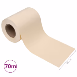 vidaXL Garden Privacy Screen PVC 70x0.19 m Cream Barrier Sunshade Strip Roll - Additional view 9