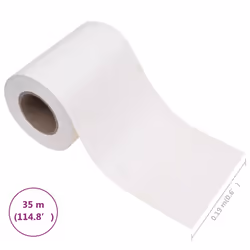 vidaXL Garden Privacy Screen PVC 35 m White Fence Strip Roll Home Outdoor - Additional view 9