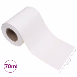 vidaXL Garden Privacy Screen PVC 70x0.19 m White Barrier Sunshade Strip Roll - Additional view 9