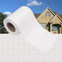 vidaXL 4x Garden Privacy Screens PVC 35x0.19 m White Balcony Barrier Sunshade