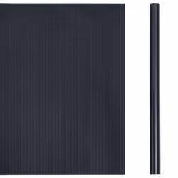 vidaXL Garden Privacy Screen PVC 35 m Matte Dark Grey Fence Strip Roll Home