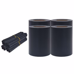 vidaXL 4x Garden Privacy Screen PVC 35 cm Matte Dark Grey Fence Strip Roll Home
