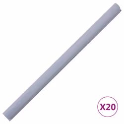 vidaXL Garden Privacy Screen PVC 35 m Matte Light Grey Fence Strip Roll Home - Additional view 7