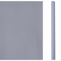 vidaXL 4x Garden Privacy Screens PVC 35x0.19 m Matte Light Grey Patio Sunshade - Additional view 4