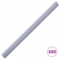 vidaXL 4x Garden Privacy Screens PVC 35x0.19 m Matte Light Grey Patio Sunshade - Additional view 8