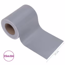 vidaXL 4x Garden Privacy Screens PVC 35x0.19 m Matte Light Grey Patio Sunshade - Additional view 9