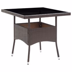 VidaXL 310552, Black, Brown, 800 mm, 800 mm, 750 mm