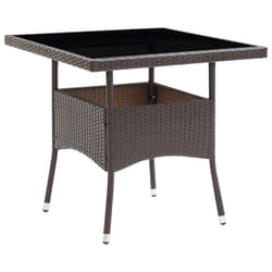VidaXL 310552 outdoor table Black, Brown