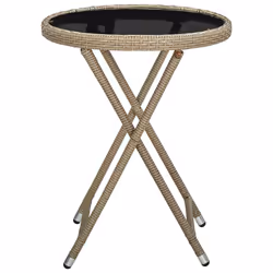 VidaXL 310559 outdoor table Beige