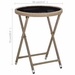 VidaXL 310559 outdoor table Beige - Additional view 6