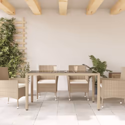 VidaXL 310576 outdoor table Beige