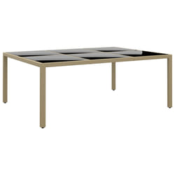 VidaXL 310588 outdoor table Beige