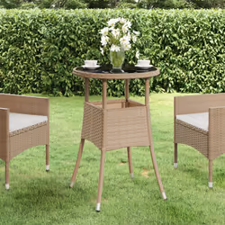 VidaXL 310601 outdoor table Beige