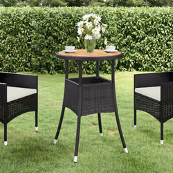 VidaXL 310602 outdoor table Black