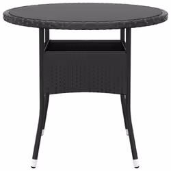 VidaXL 310604 outdoor table Black