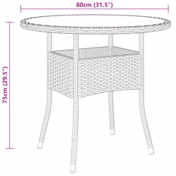 VidaXL 310605 outdoor table Brown - Additional view 4