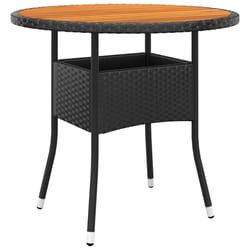 VidaXL 310608 outdoor table Black