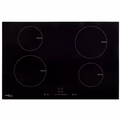 vidaXL Induction Hob with 4 Burners Touch Control Glass 77 cm 7000 W Kitchen