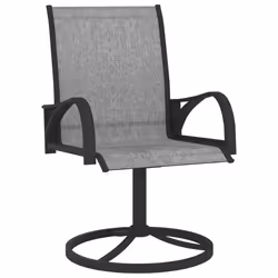 VidaXL 312167 outdoor chair Terrace Steel, Textile Grey
